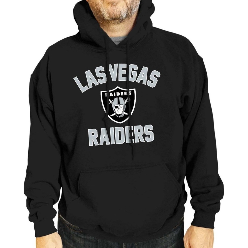 New NFL Las vegas Gameday Hoodie Sweatshirt Black Mens Medium